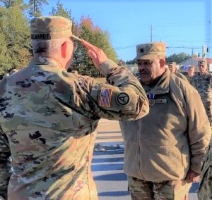 Georgia State Defense Force (GSDF) Lt. Col. Ismael Rodriguez (right) is Commander of the GSDF Ready Reserve.